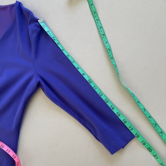 Escada Dress 42 Large Purple Evening Event Wedding Career Mother of Bride Party - Picture 9 of 9